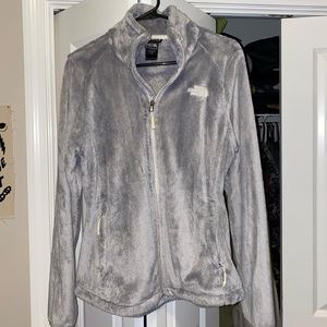 The North Face Women’s Large Grey Fluffy Fleece